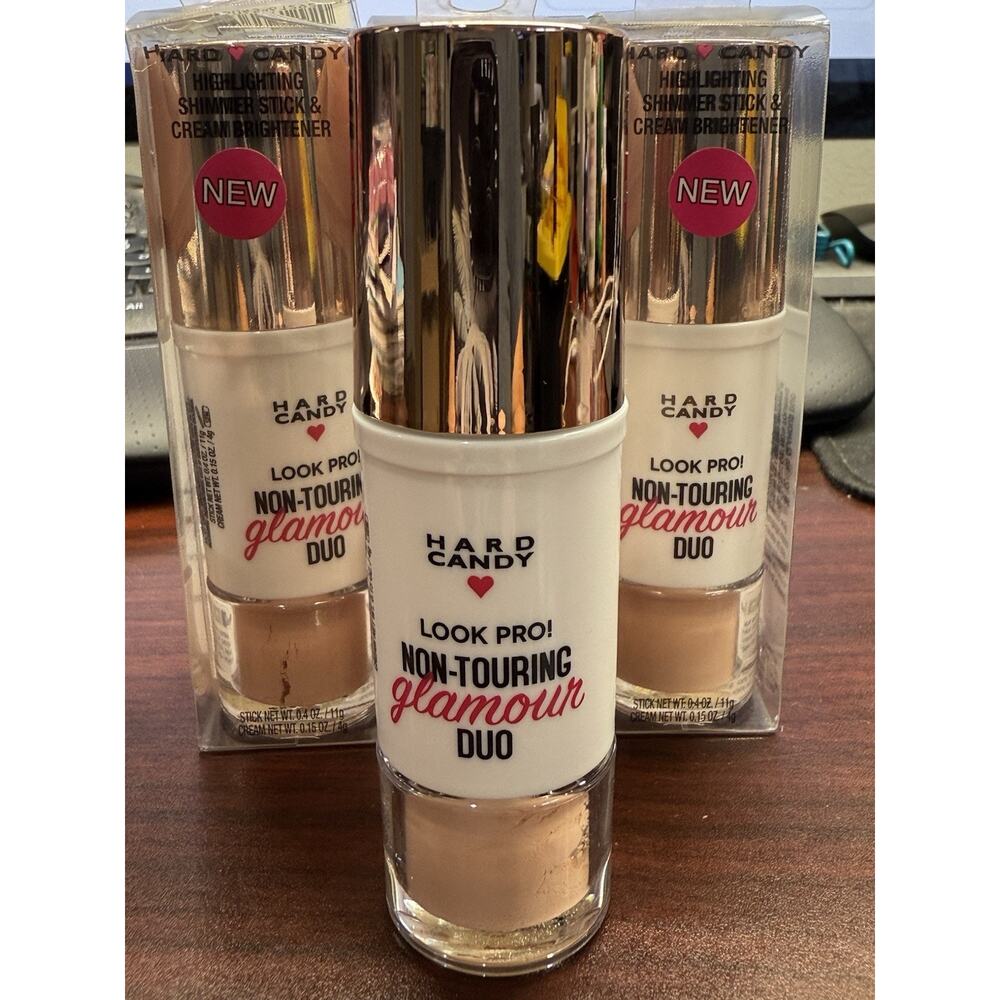 NEW Hard Candy LOOK PRO! Non-Touring Glamour Duo #1292 ROSE GOLD Shimmer Stick